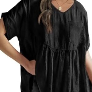 Elegant Black Women's Blouse